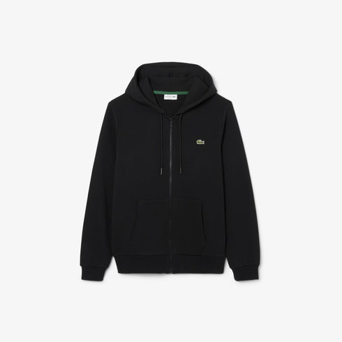 LACOSTE Classic Fit Zip-Up Fleece Sweatshirt Mens Apparel
